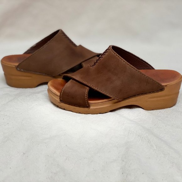 Dansko Sandals Sz 36 Brown Leather - Picture 2 of 8